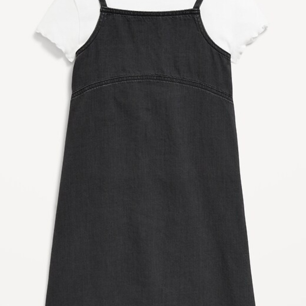 Old Navy Sleeveless Jean Dress and T-Shirt Set